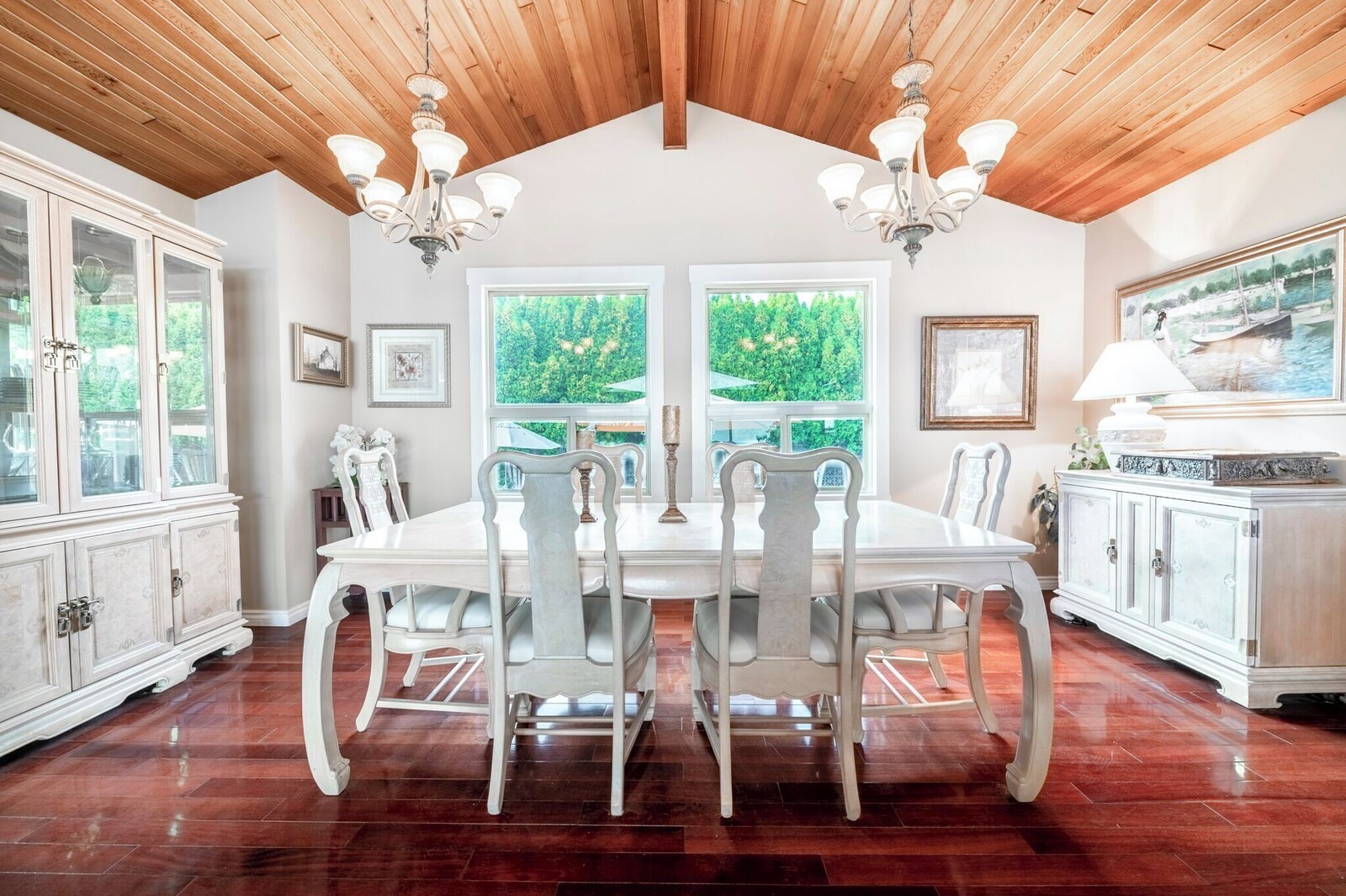 Breakfast dining area