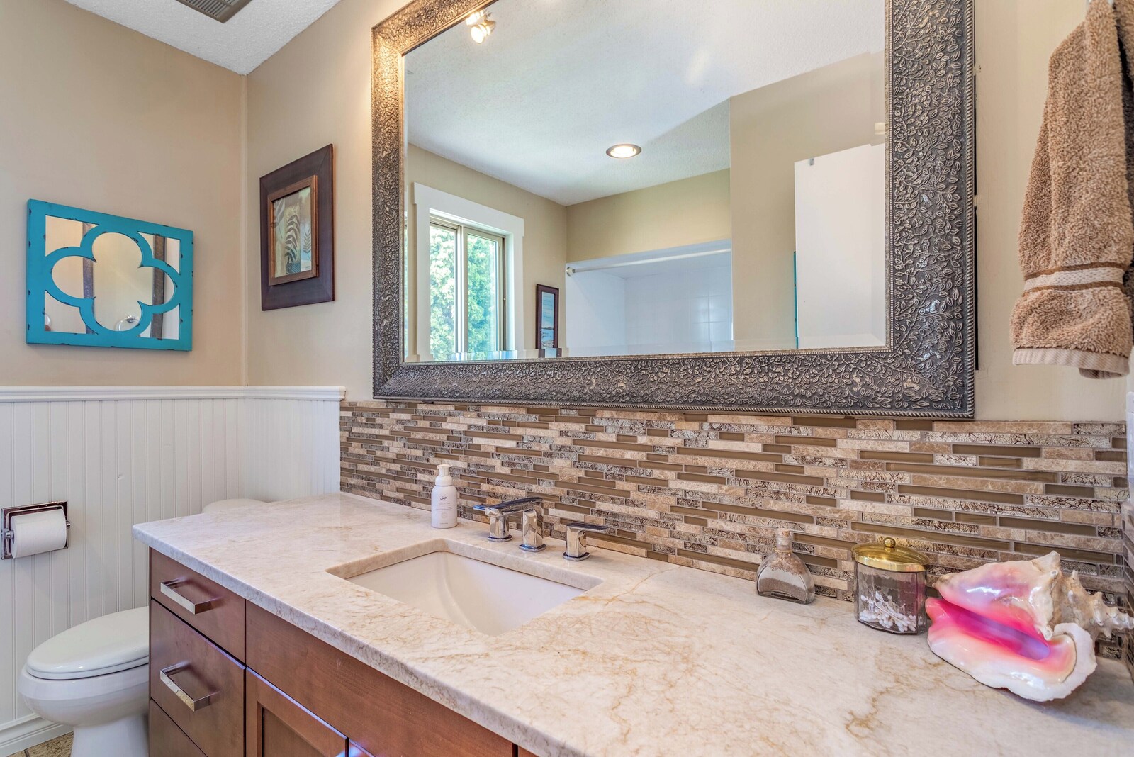 Bathroom at the vacation rental