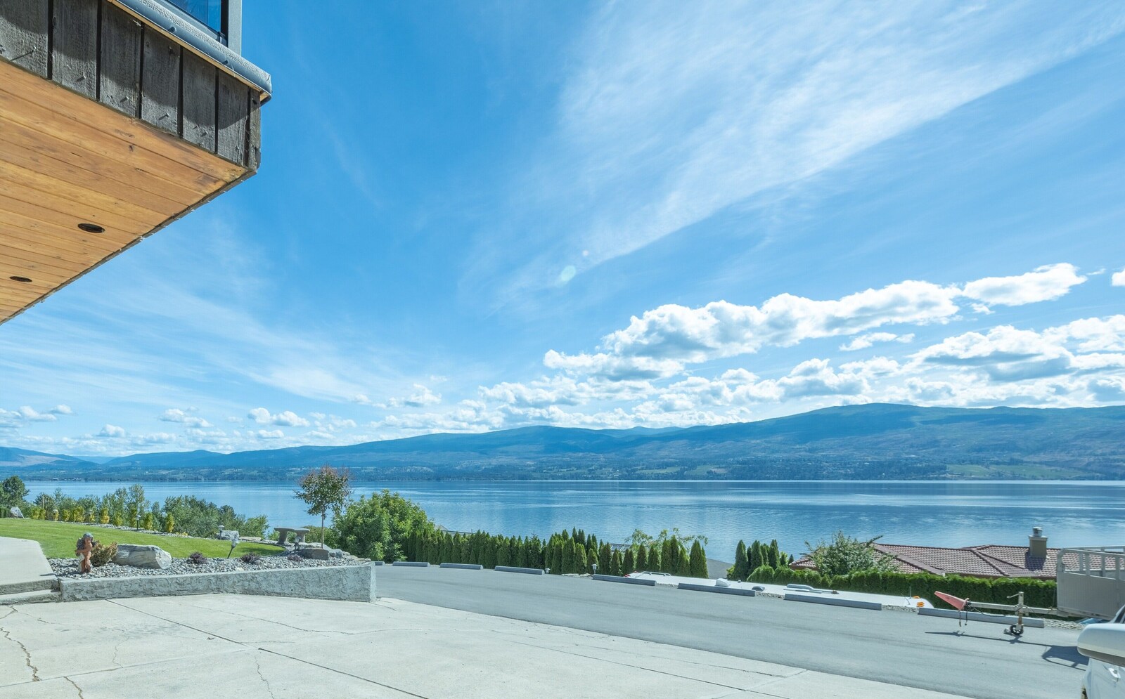 View from the property toward Okanagan Lake